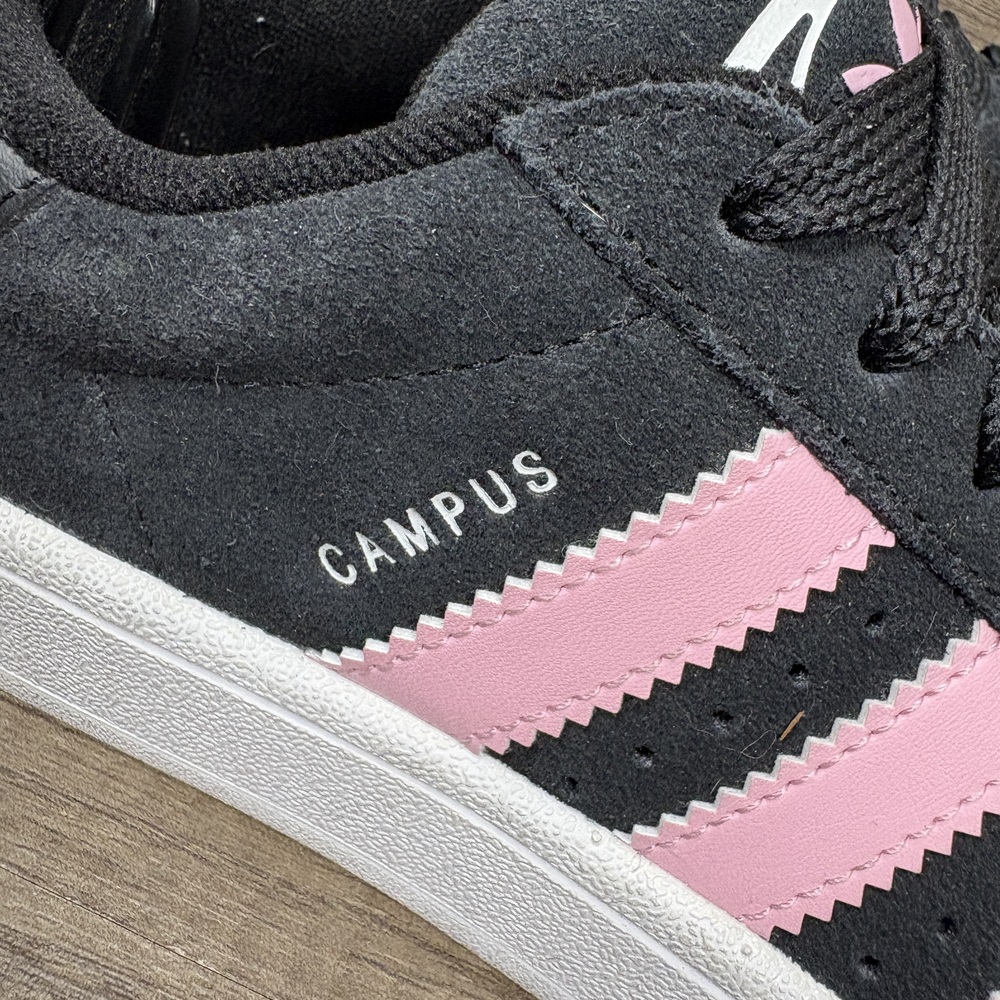 Adidas Campus Black Pink Womens US Size 5.5 EUR 36.67 ID3171 Sneakers - Picture 2 of 10